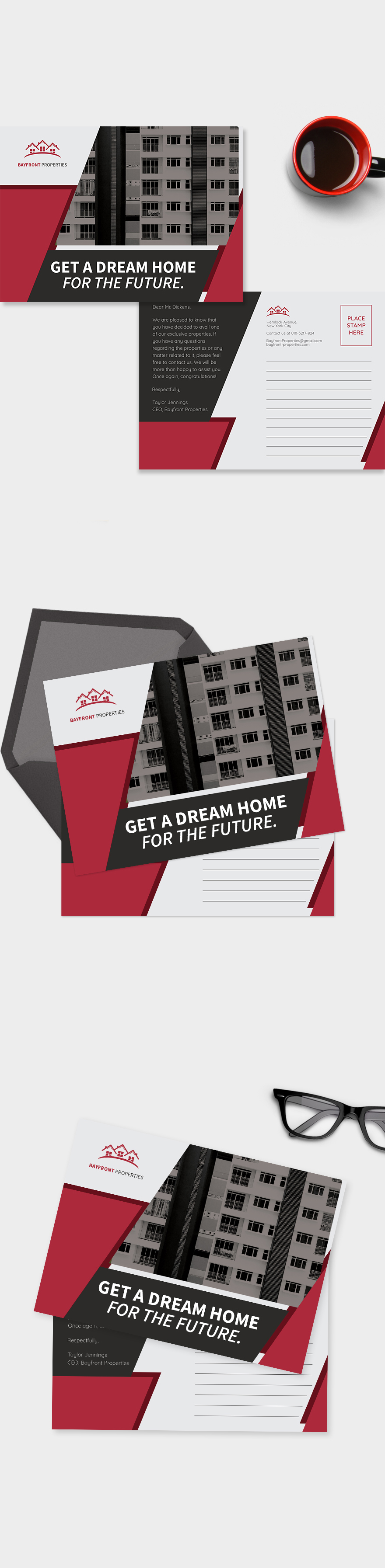 Free Real Estate Agent/Realtor ID Card Template Illustrator, InDesign