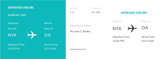 20+ FREE Airline Ticket Templates [Customize & Download] | Template.net