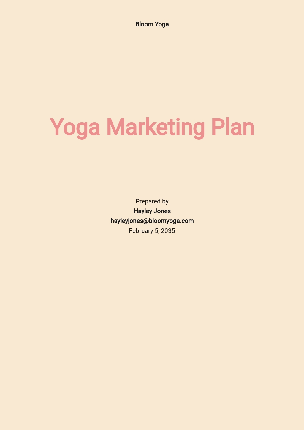 Free Fitness Business Plan Templates, 10+ Download in PDF, Word, Google