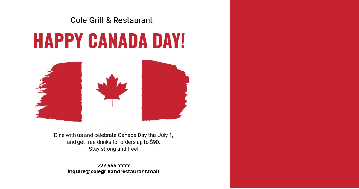 6+ FREE Canada Day Templates Adobe PSD