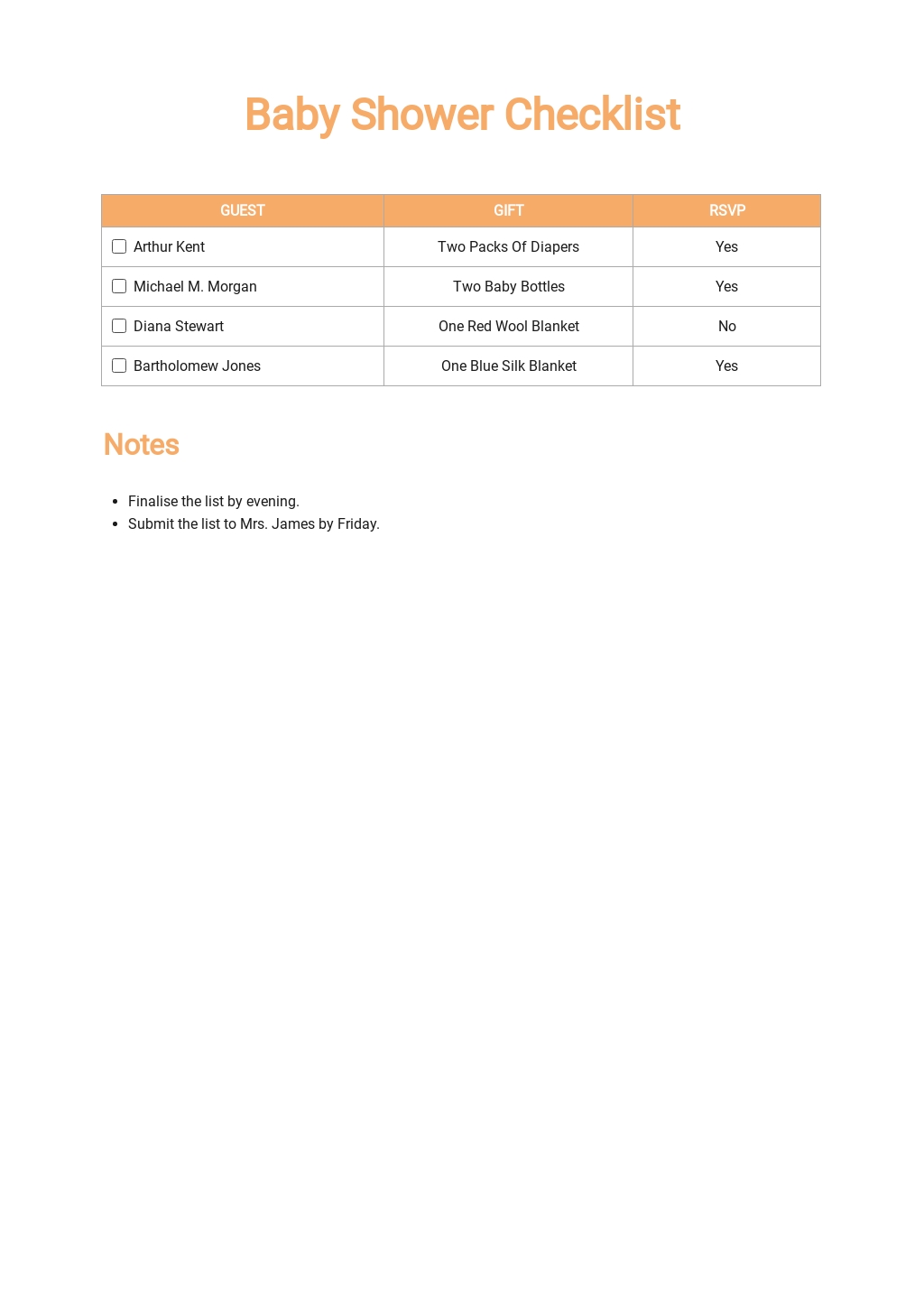 FREE Baby Shower Templates in Microsoft Word (DOC)