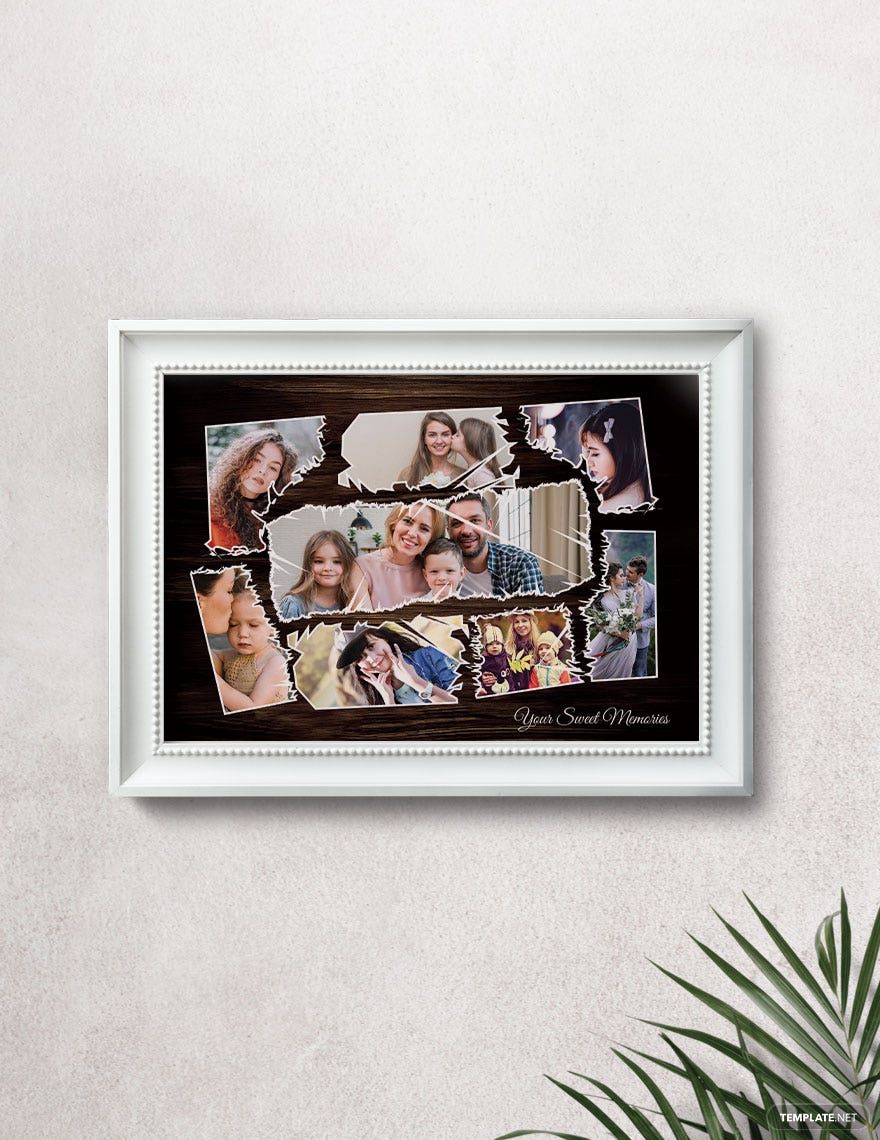 Friends Photo Frame Template Word, PSD