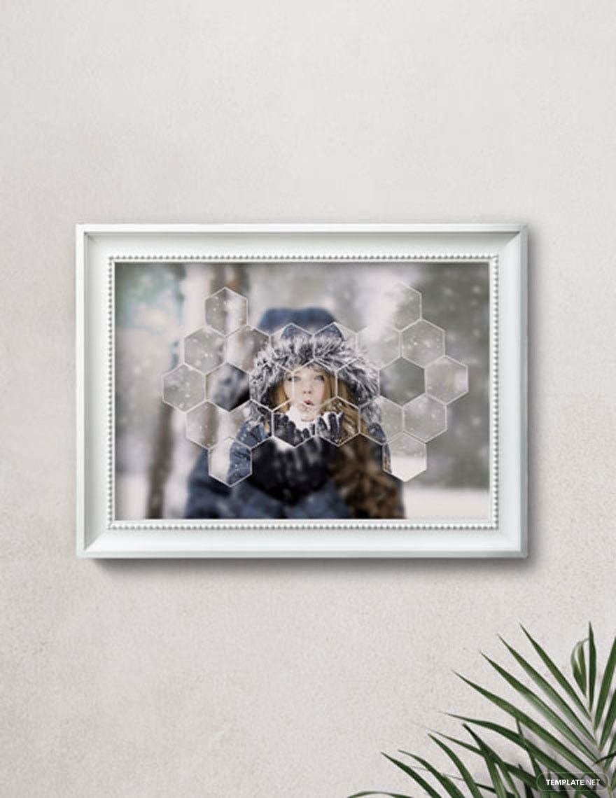 Personalized Photo Frame Template in Illustrator, PSD Download