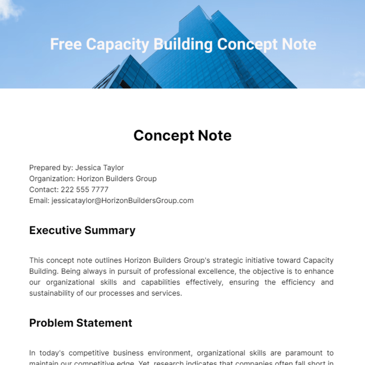FREE Concept Note Templates & Examples Edit Online & Download