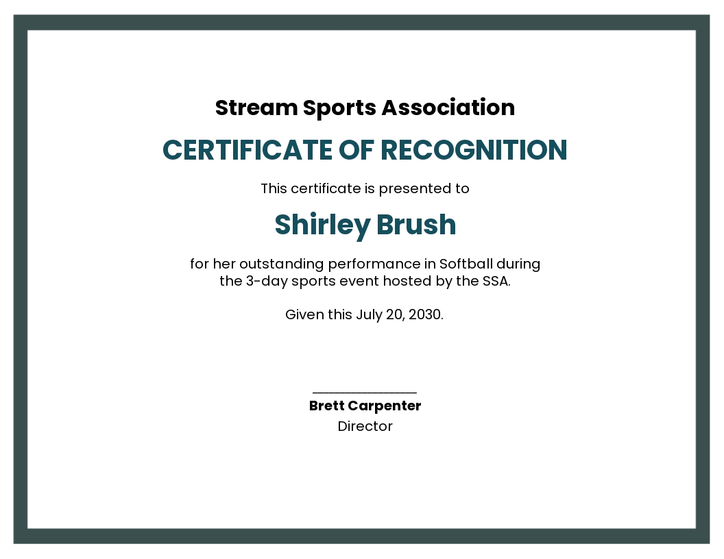 39+ FREE Sports Certificate Templates [Customize & Download]