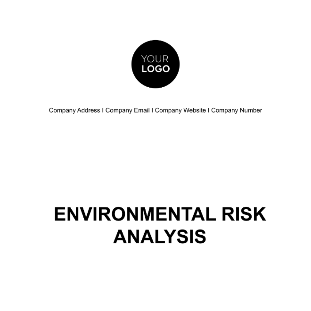 Environmental Risk Analysis Template Edit Online & Download Example
