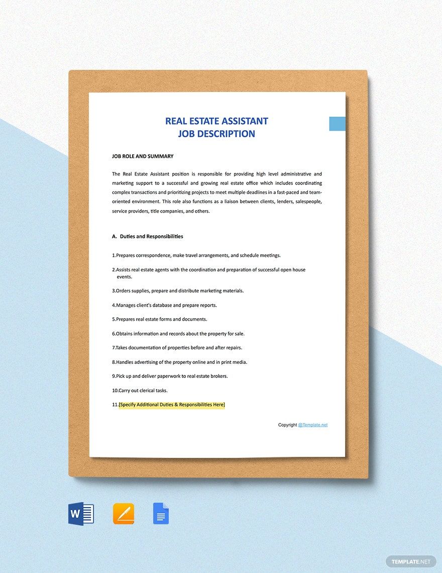 Real Estates in Googledocs Templates, Designs, Docs, Free Downloads