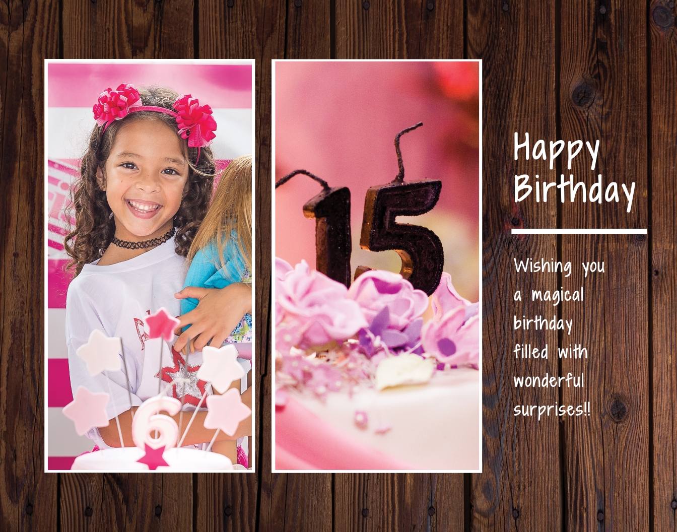 Gift Photo Frame Template Word, PSD