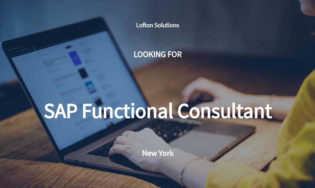 crm functional consultant job description
