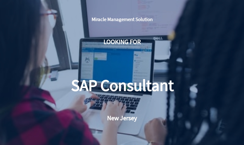 SAP MM Consultant Job Description Template [Free PDF