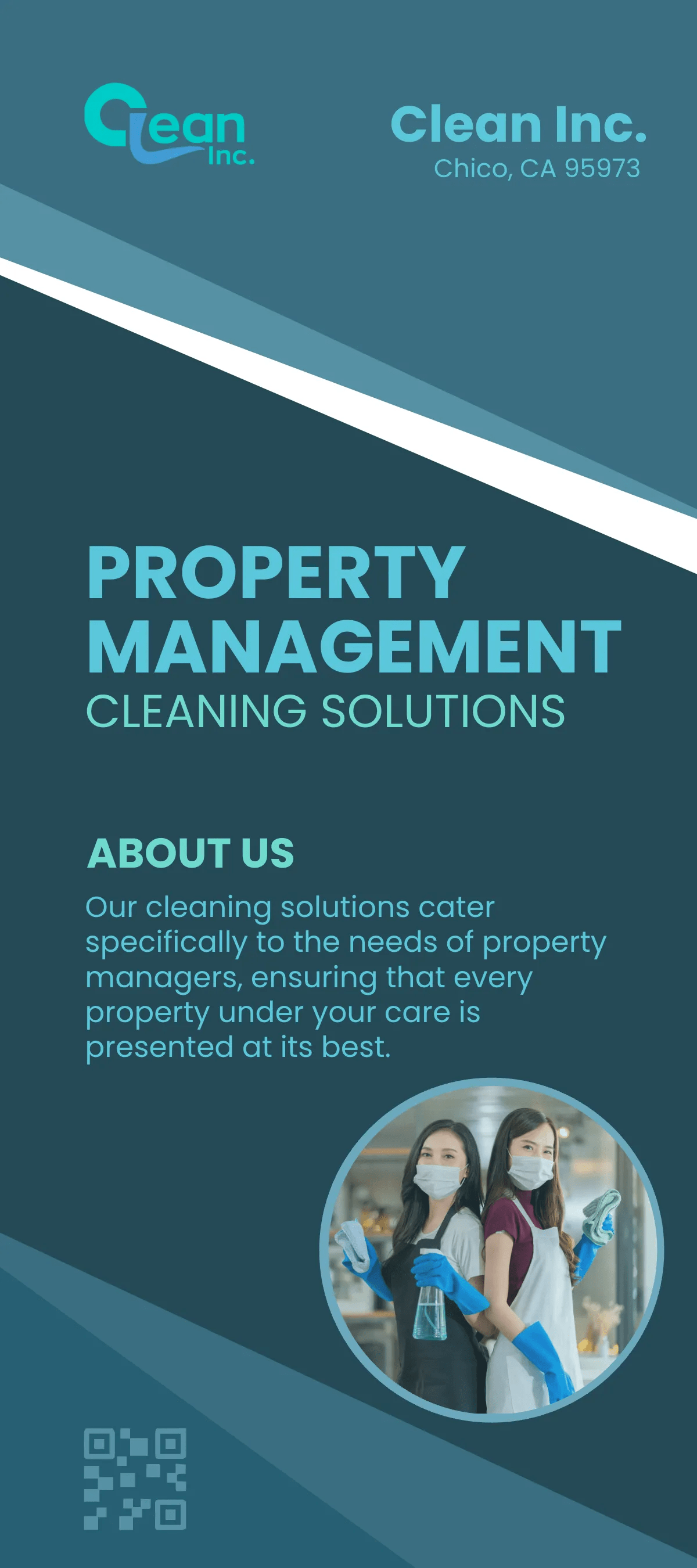 Property Management Cleaning Solutions Rack Card Template Edit Online