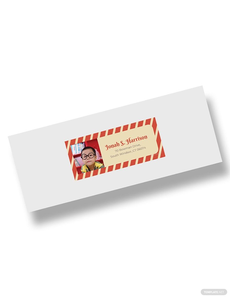 Photo Address Label Template in MS Word, Illustrator, Pages, Publisher Download