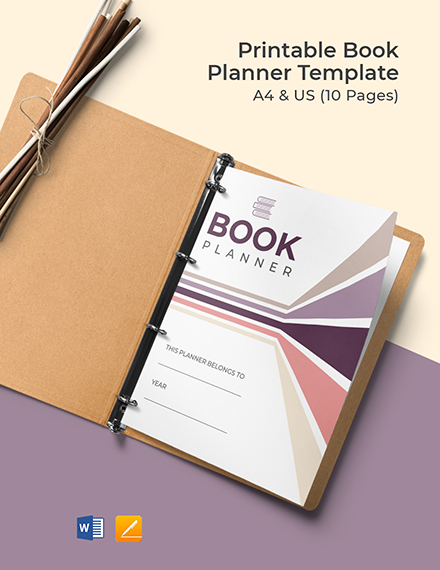 11+ Book Planner Templates - Free Downloads | Template.net