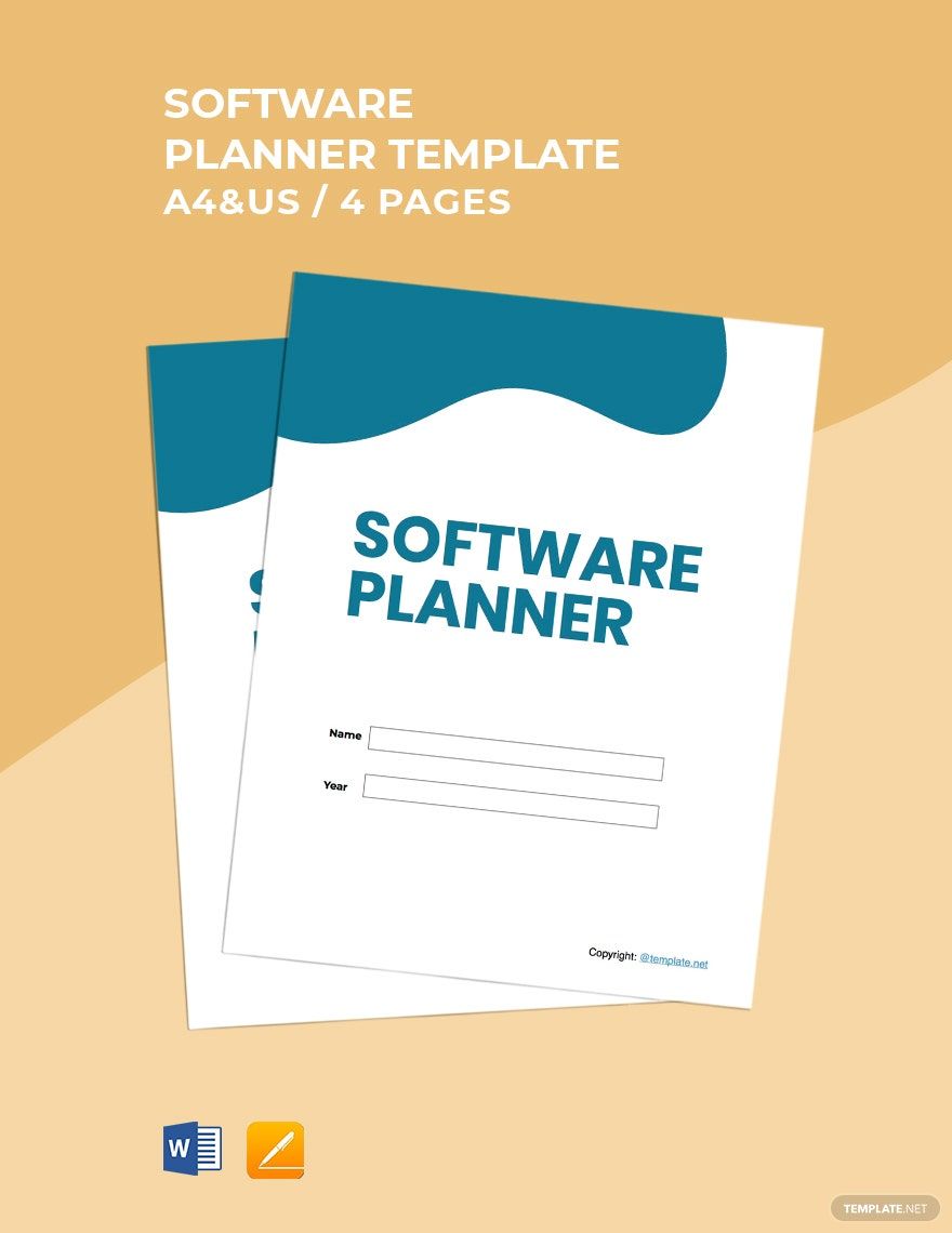 Software Planner Templates in Google Docs FREE Download