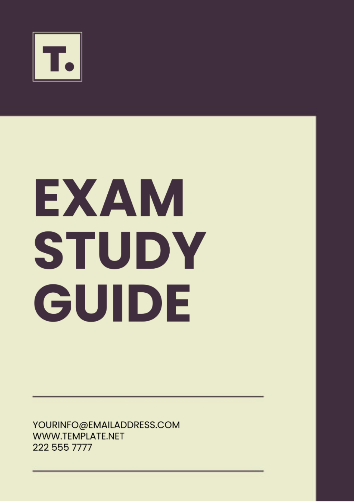 Study Guide Templates - Edit Online & Download | Template.net
