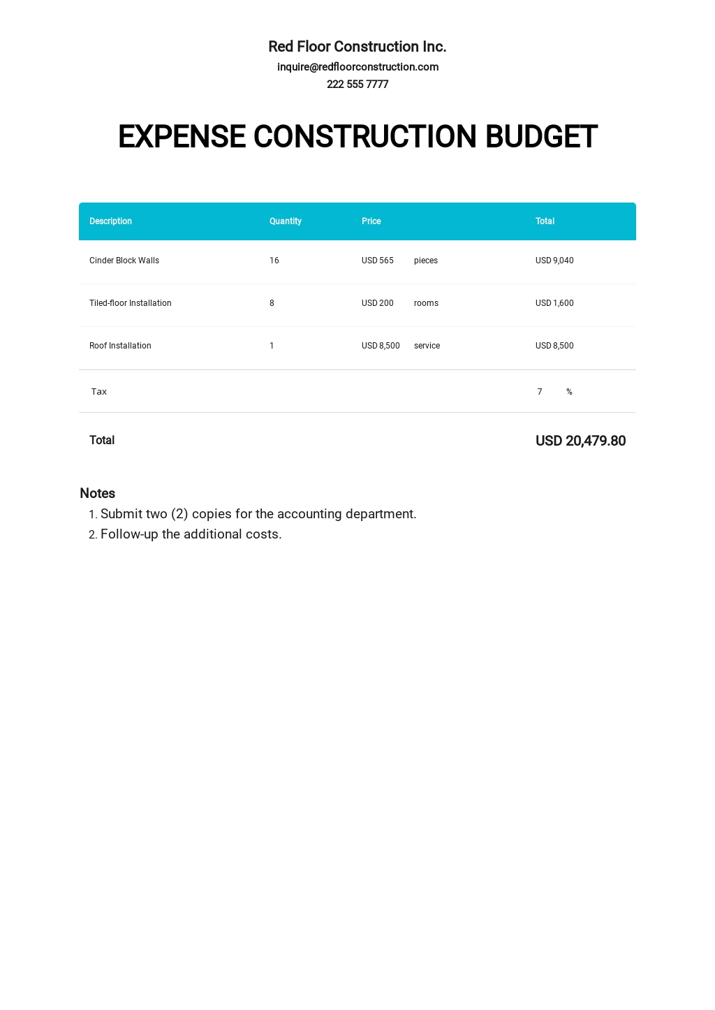 109+ FREE Construction Accounting Templates [Edit & Download
