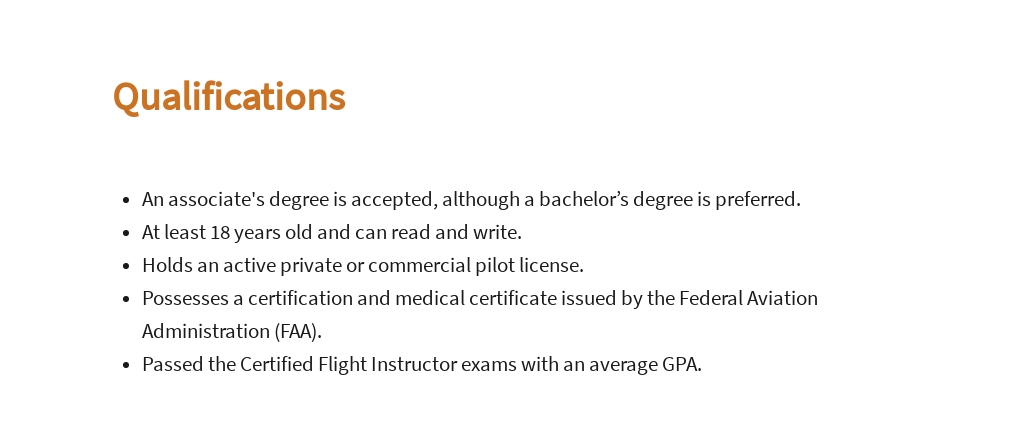 Flight Instructor Job Duties Kane Top