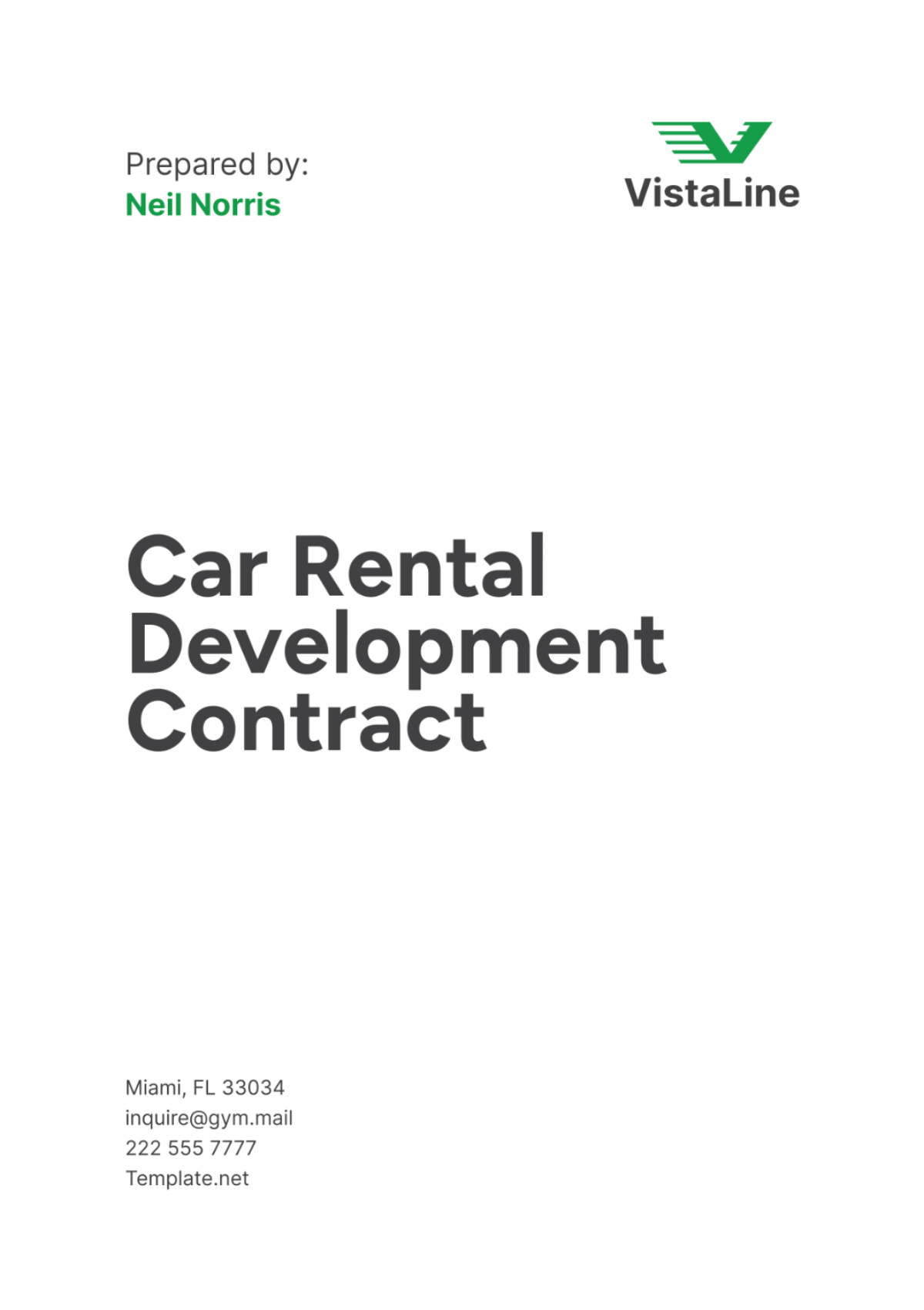 Car Rental Development Contract Template Edit Online & Download