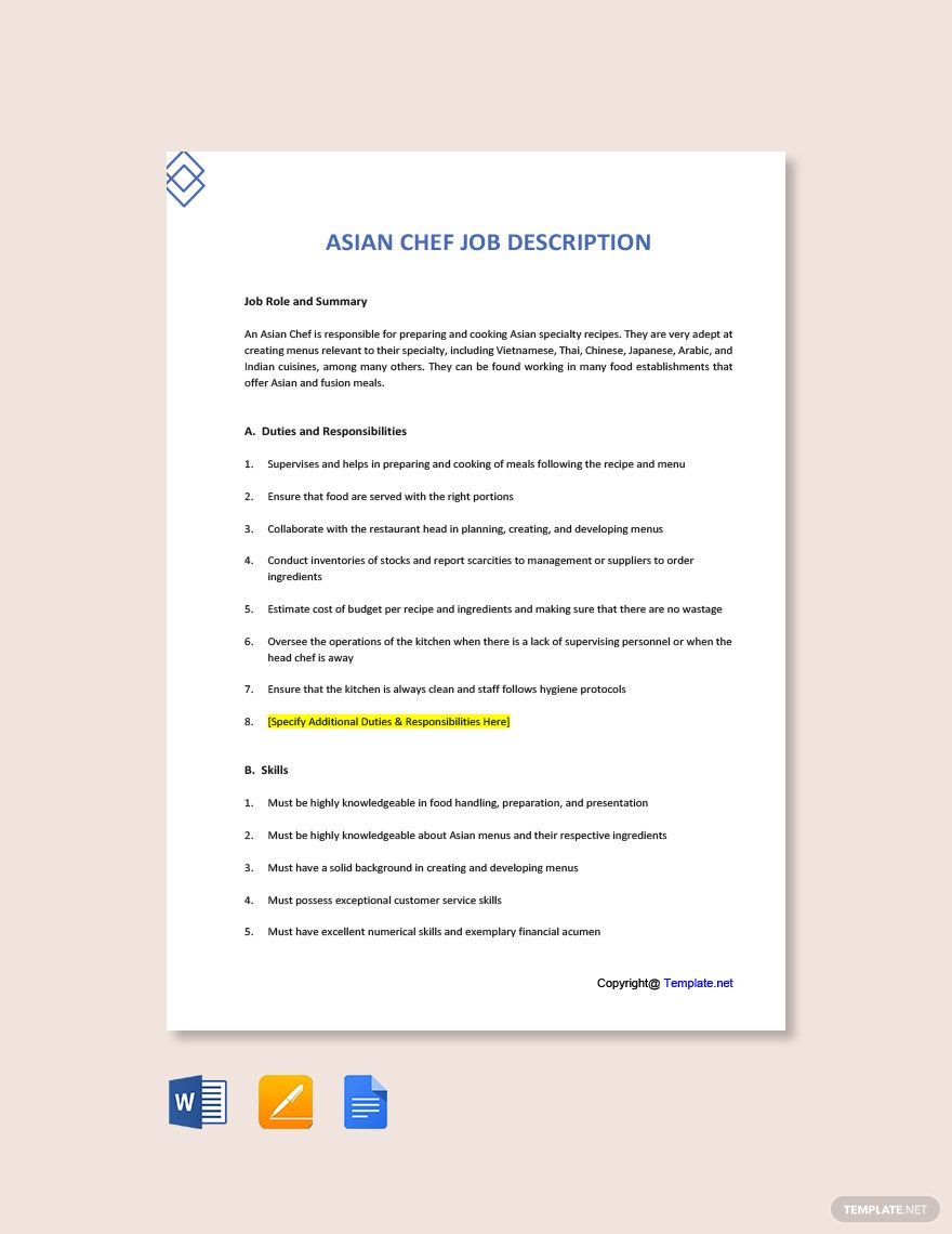 Asian Word Templates Design, Free, Download