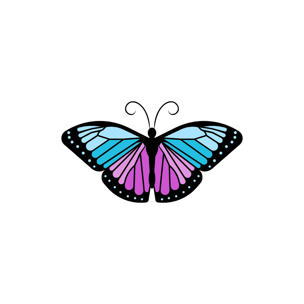 Butterfly Sticker Image Edit Online