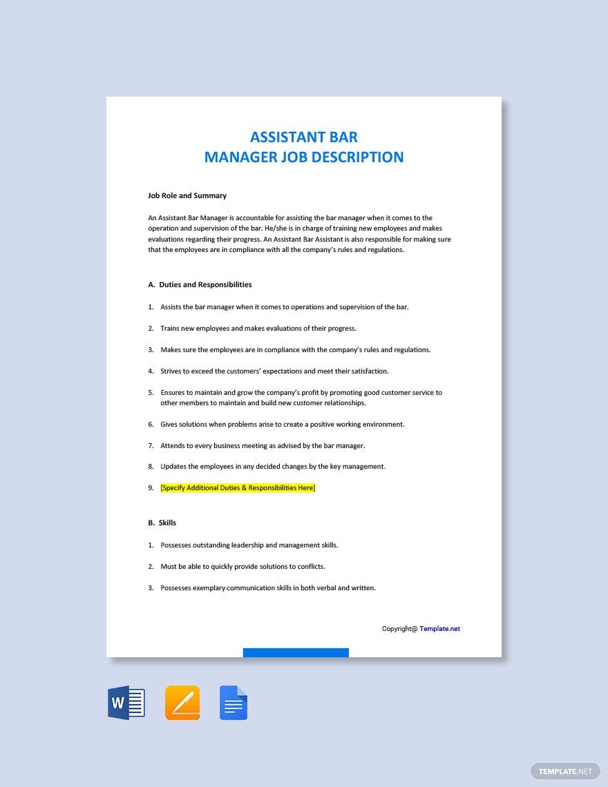 FREE Bar Ad Template Download in Word, Google Docs, PDF,