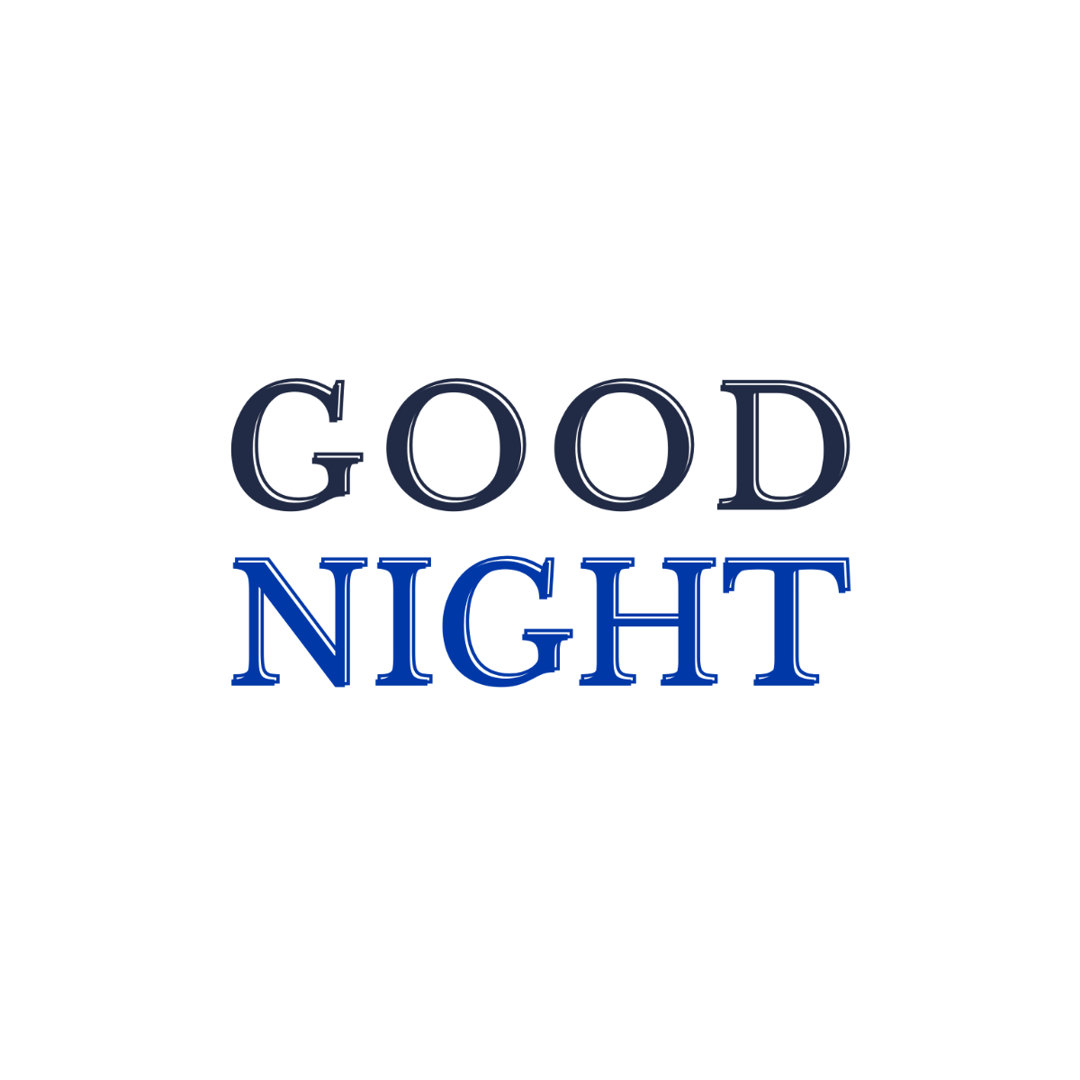 Good Night Text Edit Online