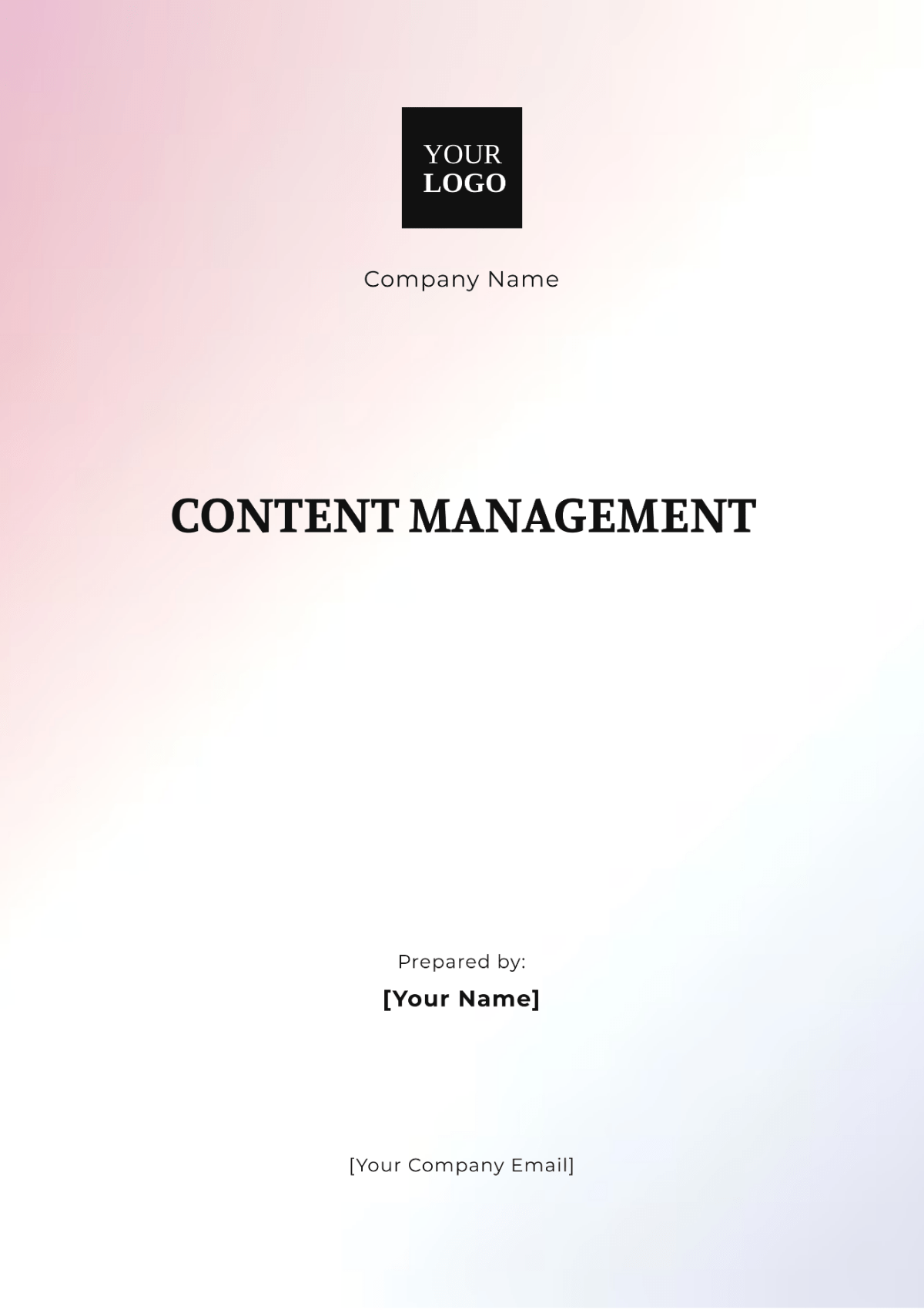 Free Content Templates to Edit Online