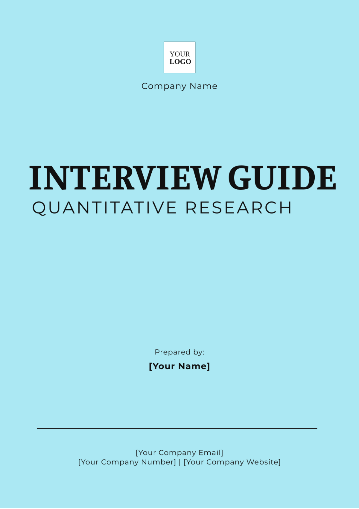 Free Interview Guide Quantitative Research Template to Edit Online(04)