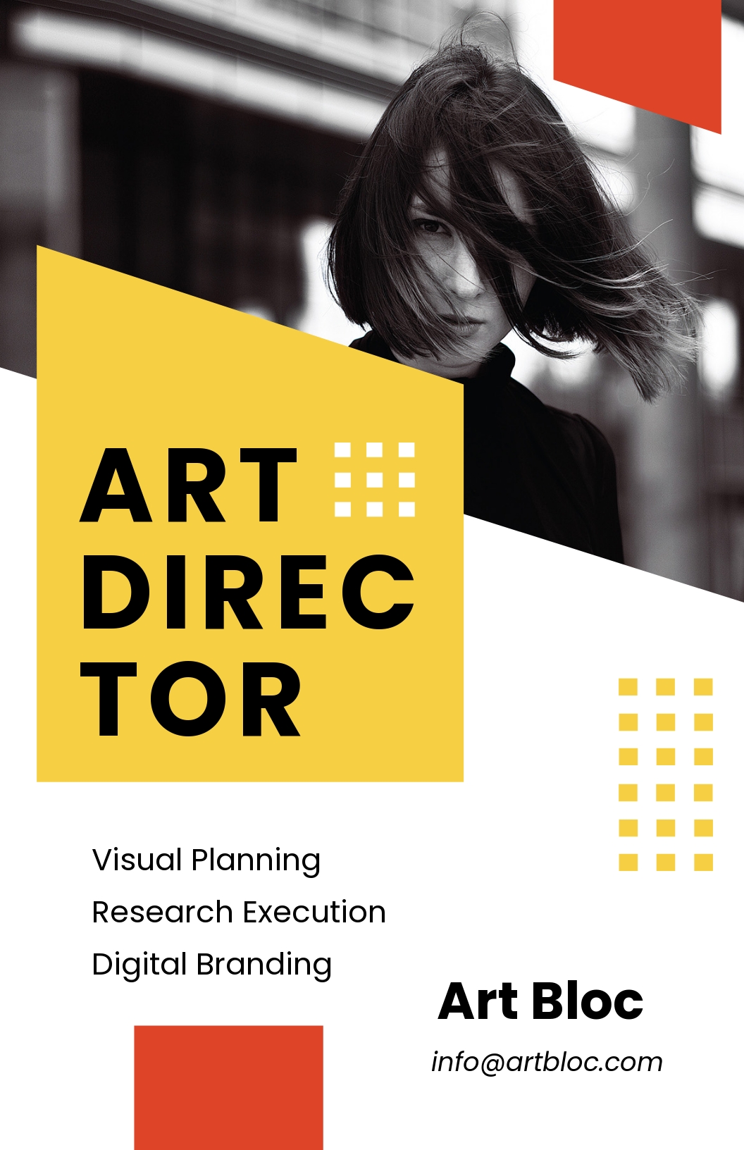 Art Director Poster Template [Free PDF] Word (DOC) PSD InDesign