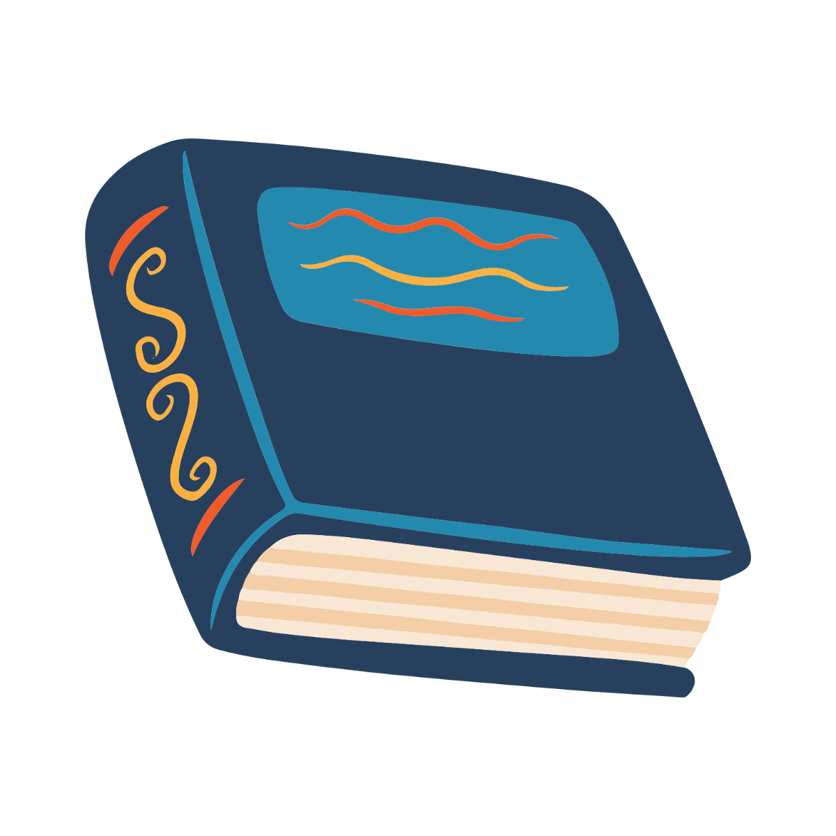 Open Book Clip Art Template Happy Cute Smiling Open Book Child Logo