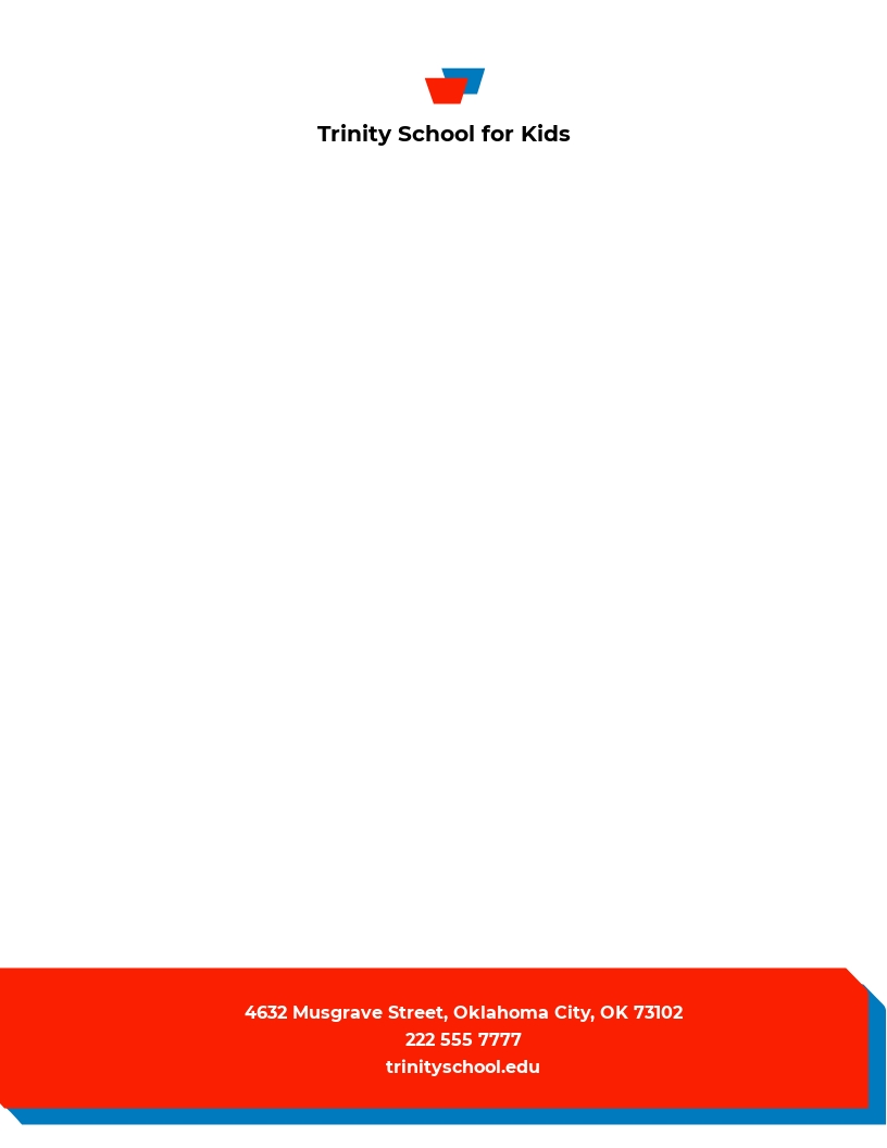 School Letterhead