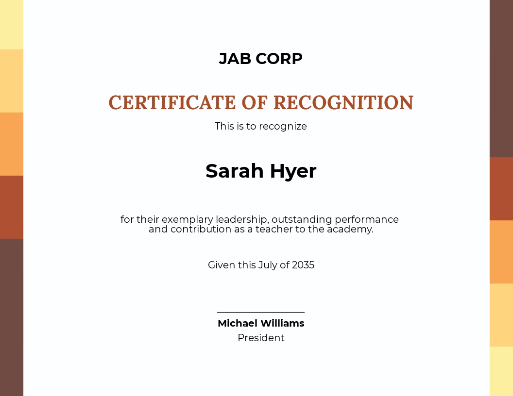 Training Academy Certificate Template [Free JPG] Word, Outlook, PDF