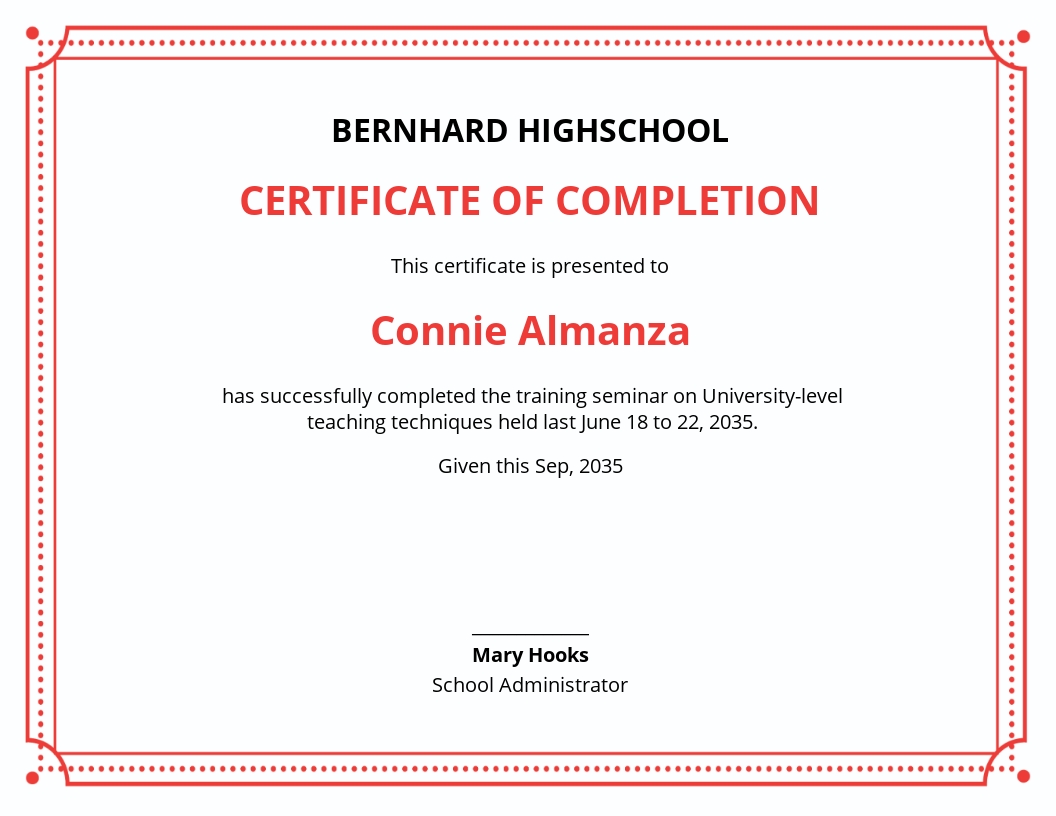 Free Training Certificate PDF Templates, 47+ Download