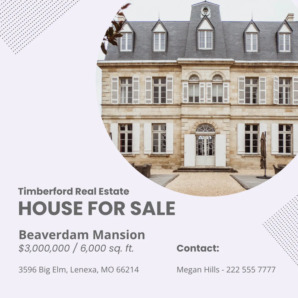 House For Sale Linkedin Post Template Edit Online & Download Example