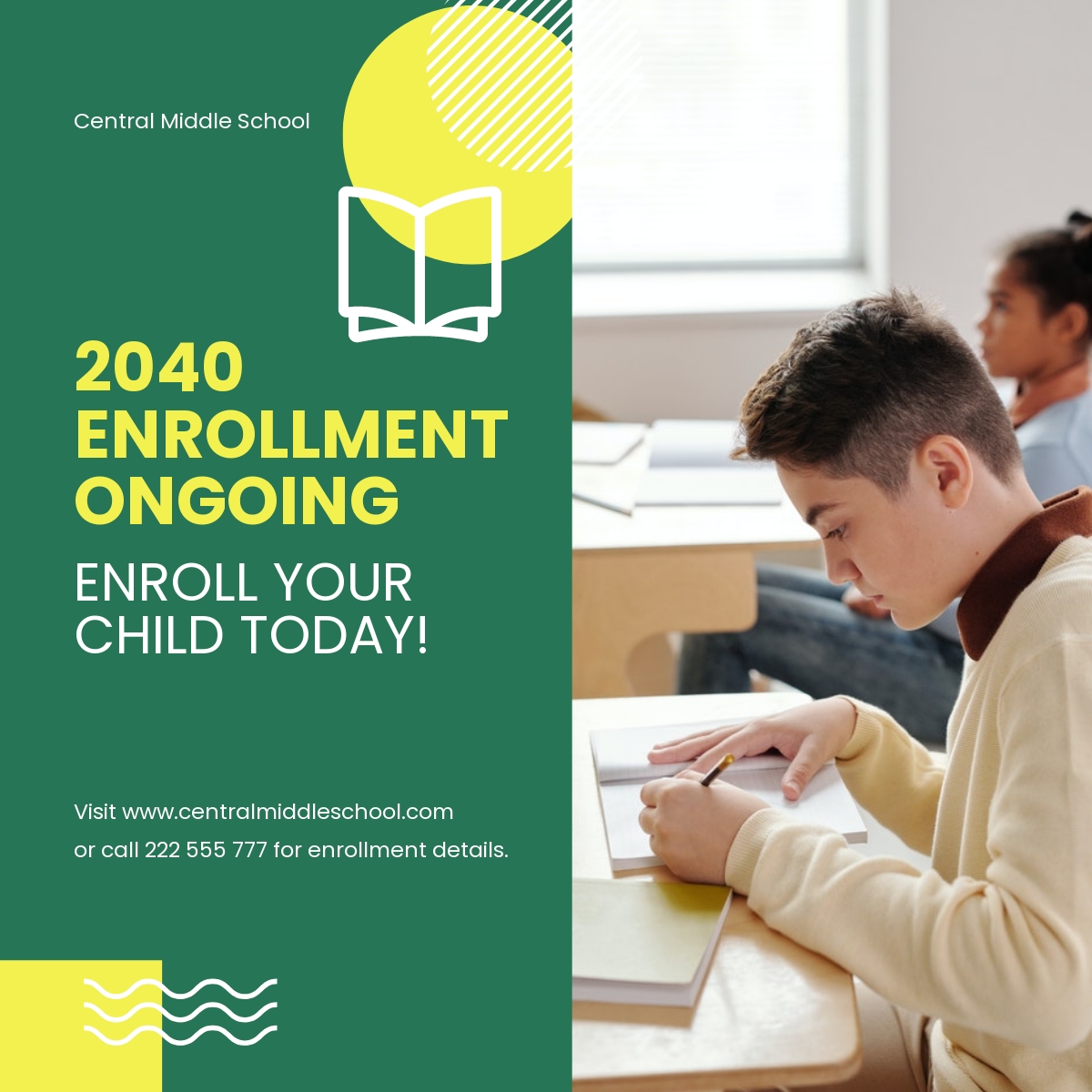 School Promotion Linkedin Post Template [Free PDF]