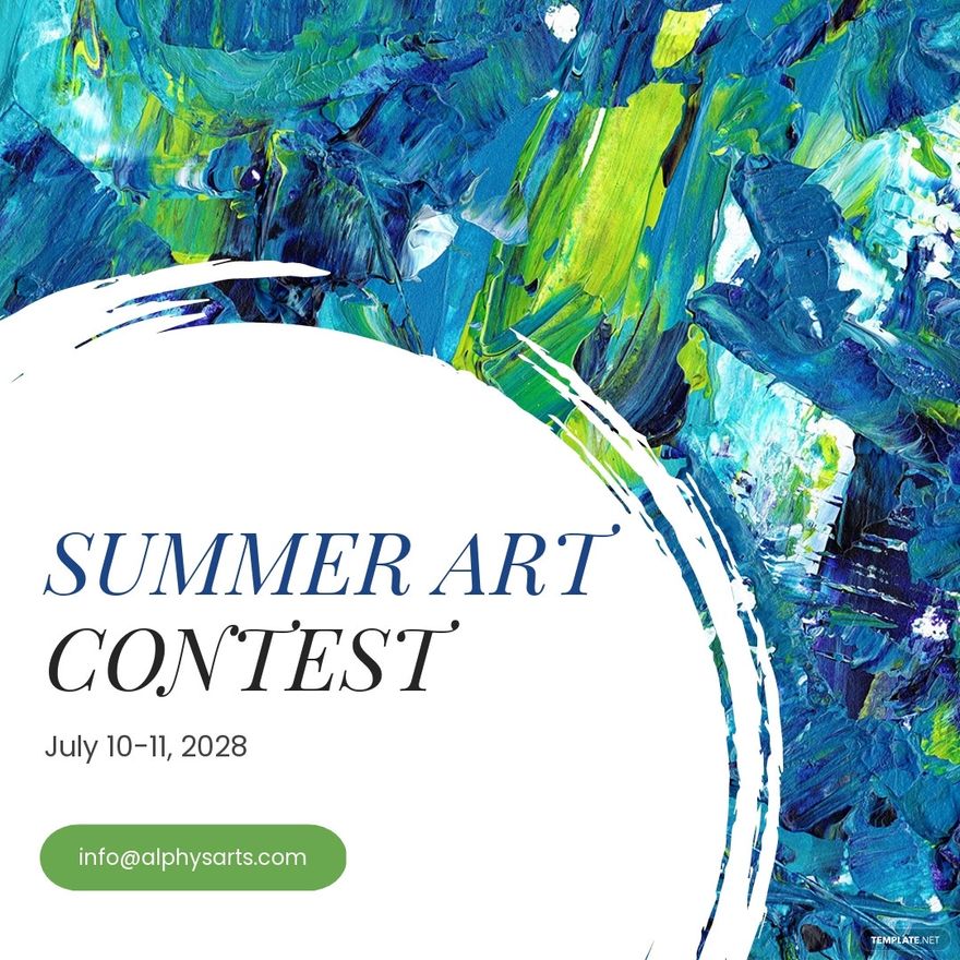 Free Contest Announcement Facebook Post Template