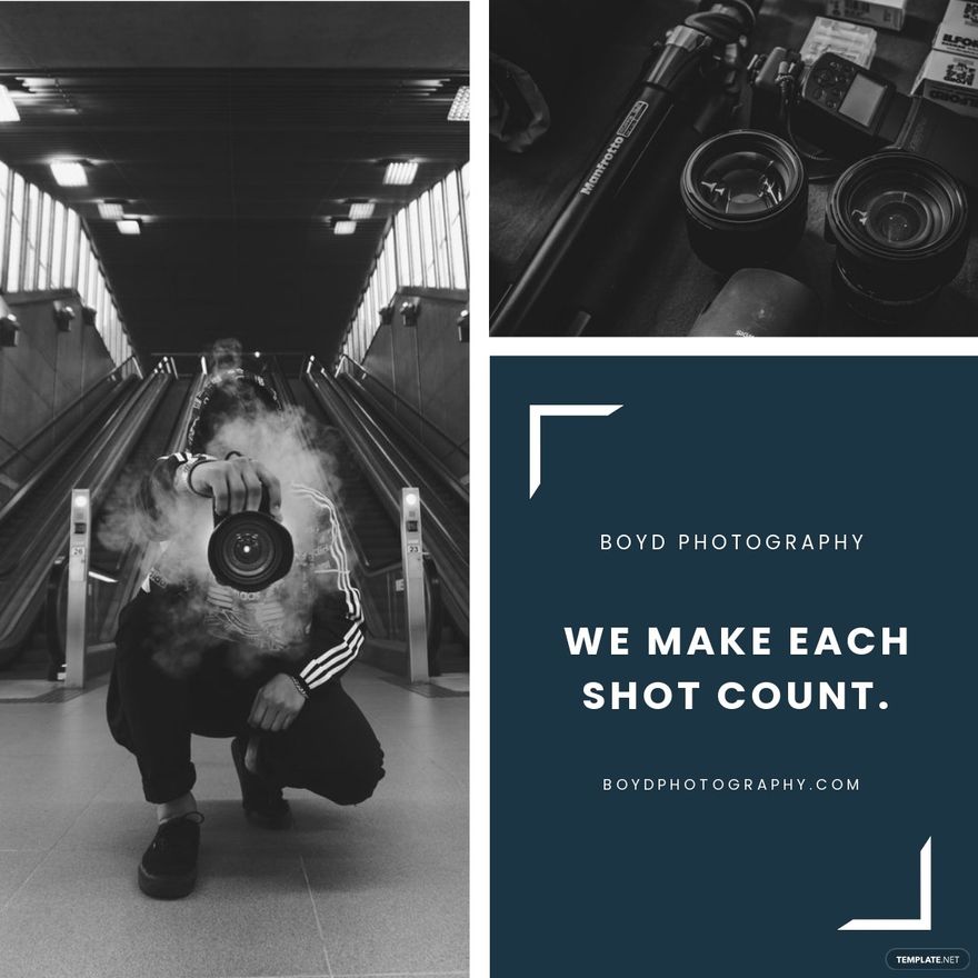 Free Photography Ad Linkedin Post Template