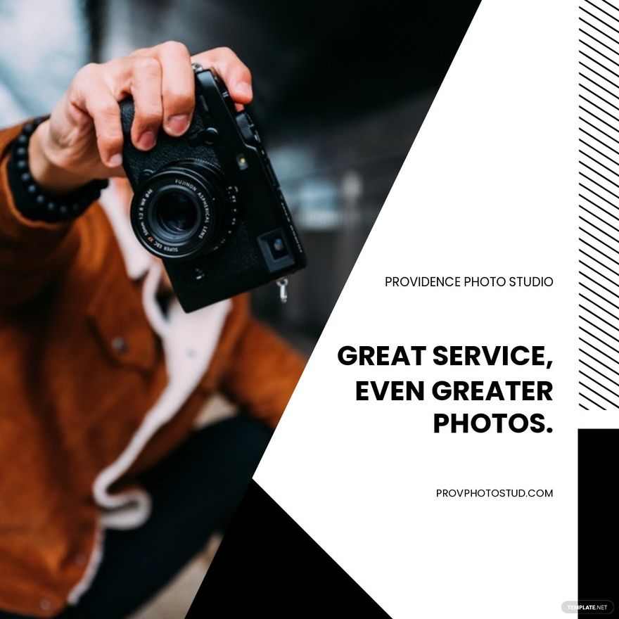 Free Photography Studio Linkedin Post Template