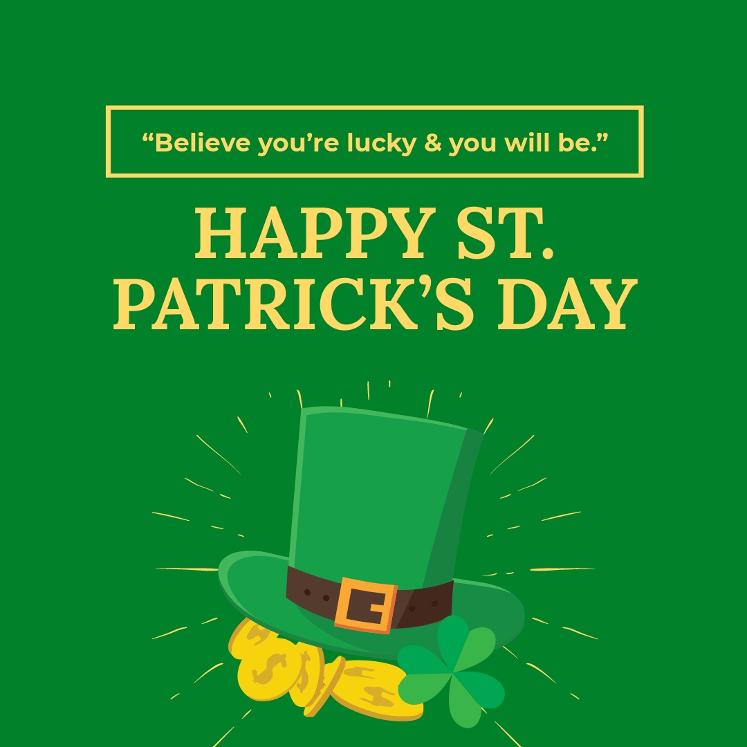 st patrick's day posts Free St. Patricks Day Quote Instagram Post Template | Template.net