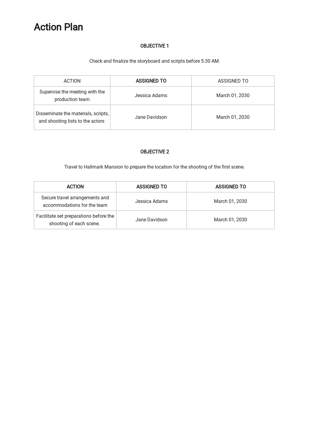 Daily Production Plan Template [Free PDF] Google Docs, Word, Apple