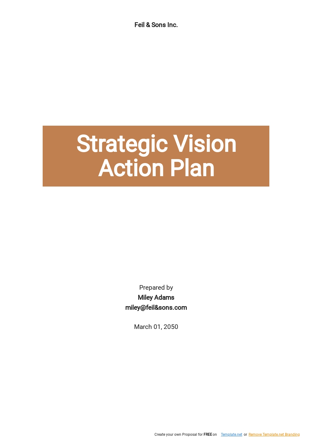 Three Year Vision Plan Template Google Docs, Word, Apple Pages, PDF