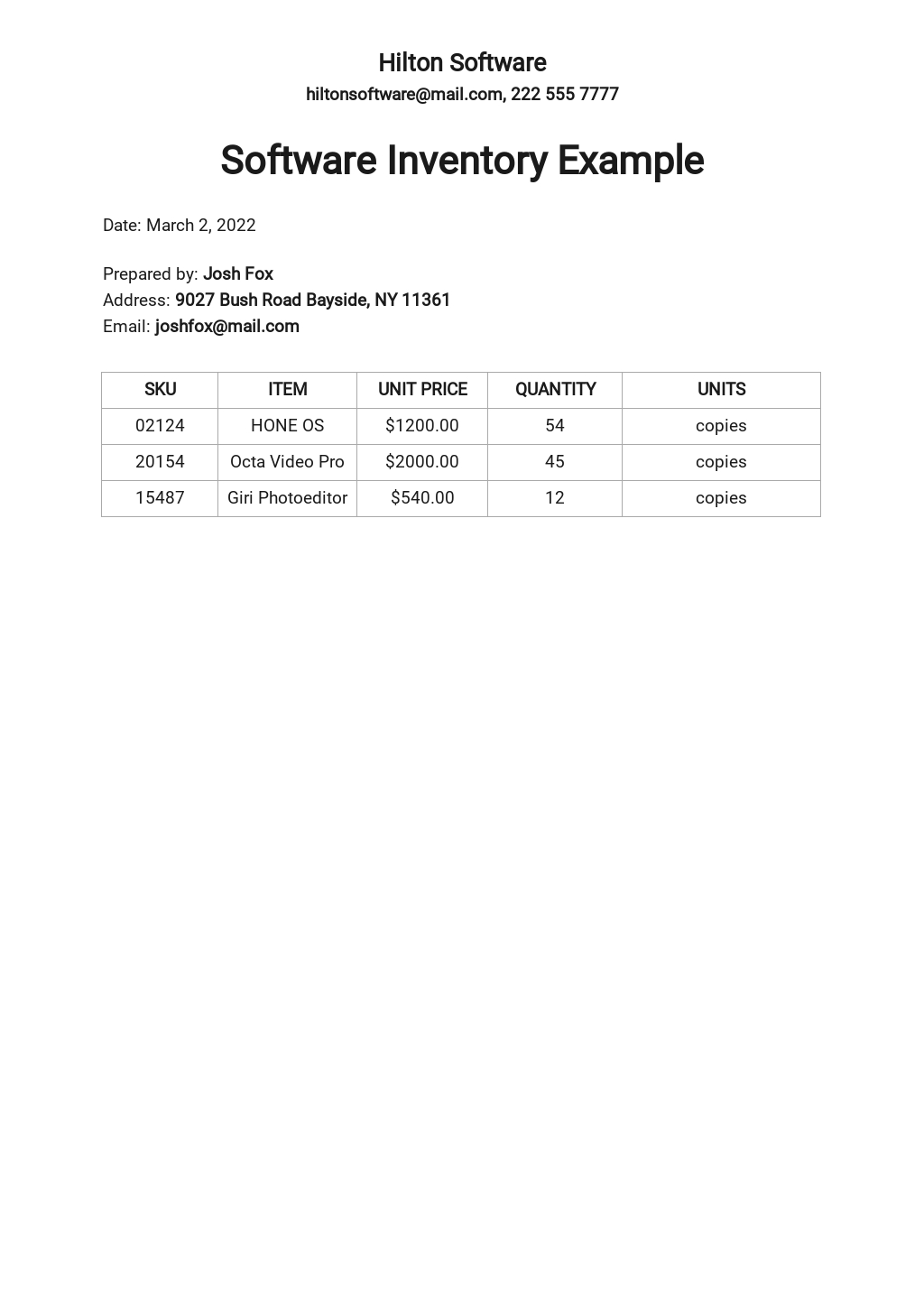Free Business Inventory Templates, 10+ Download