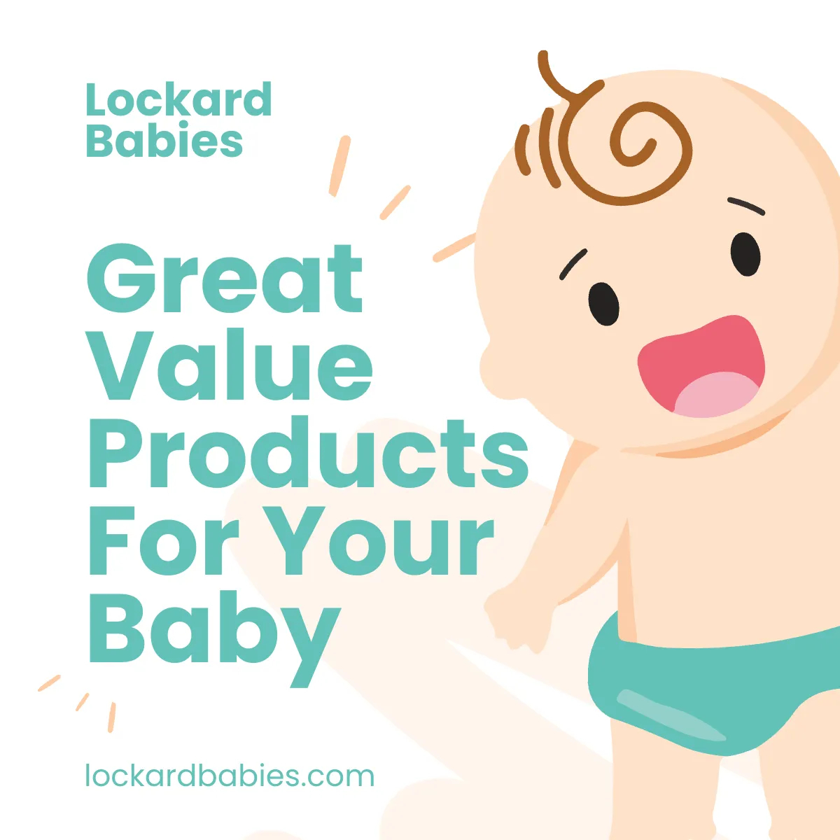 Free Online Baby Store Instagram Post Template Download in PNG, JPG