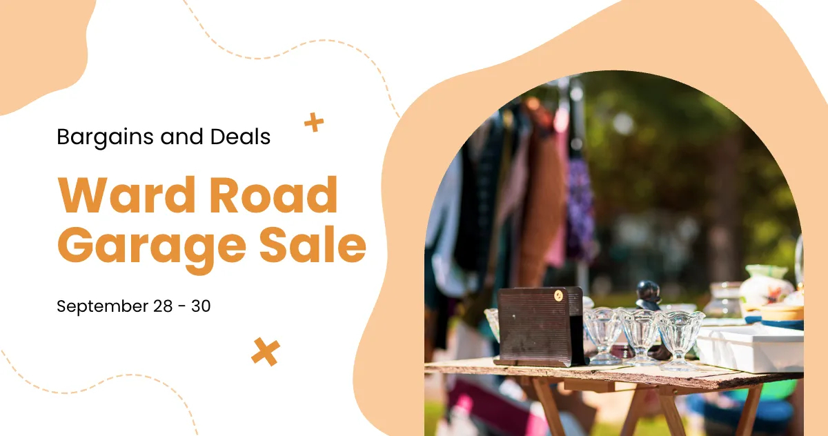 Garage Sale Facebook Posts Templates Design, Free, Download