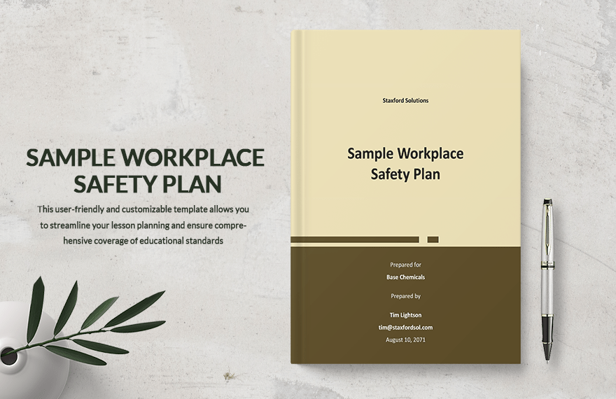 FREE Workplace Safety Plan Templates Download in Word, Google Docs