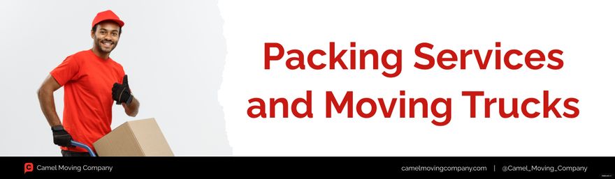 Packing And Moving Services Billboard Template Download in Word