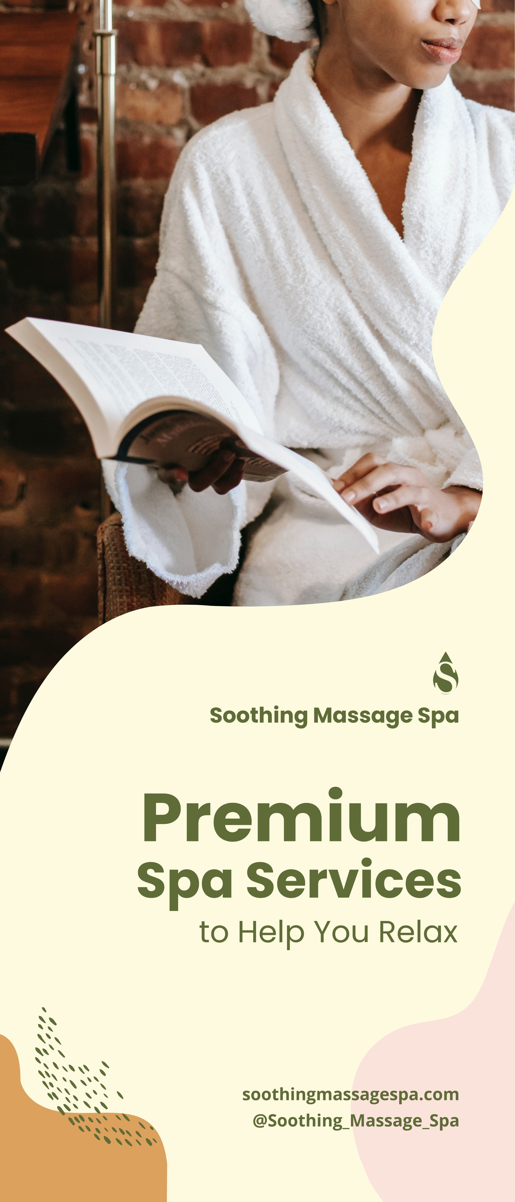 Spa Ad Banner Template in PSD Download