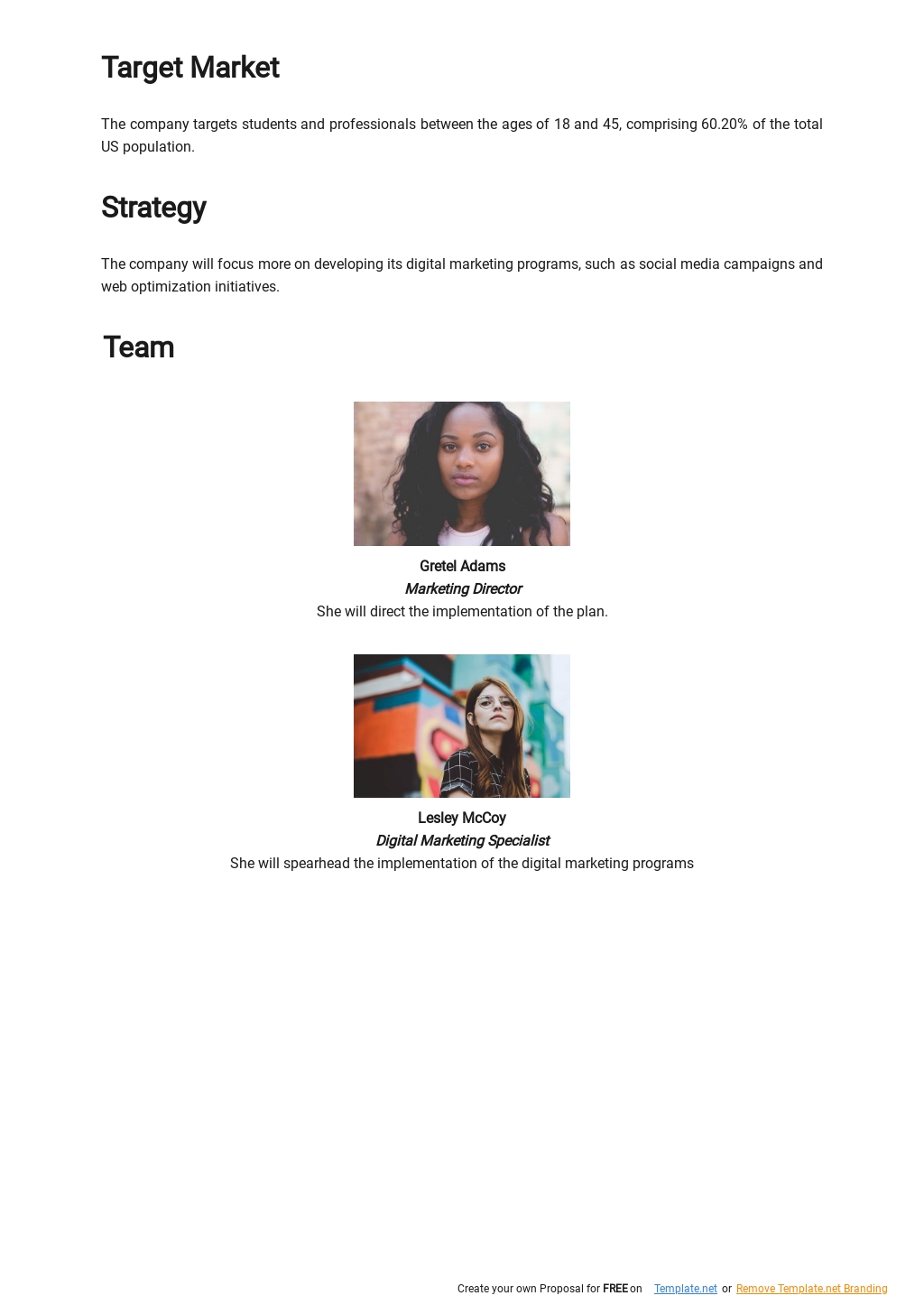 Cleaning Service Marketing Plan Template Google Docs, Word, Apple