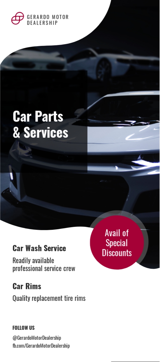 Car Sale DL Card Template [Free JPG] Word