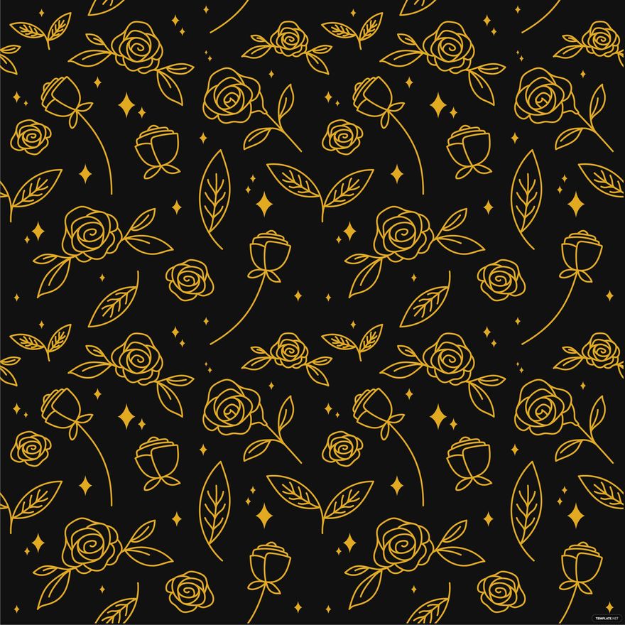 FREE Gold Floral Template Download in Word, PDF, Illustrator